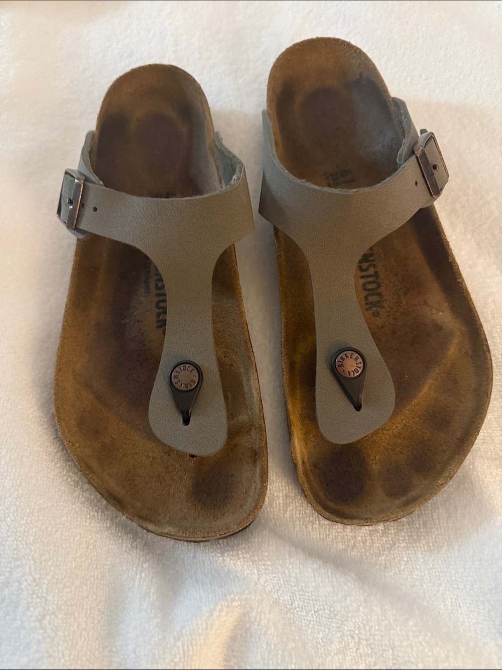 Birkenstock Kids Gizeh Thong Sandal - Taupe/Beige